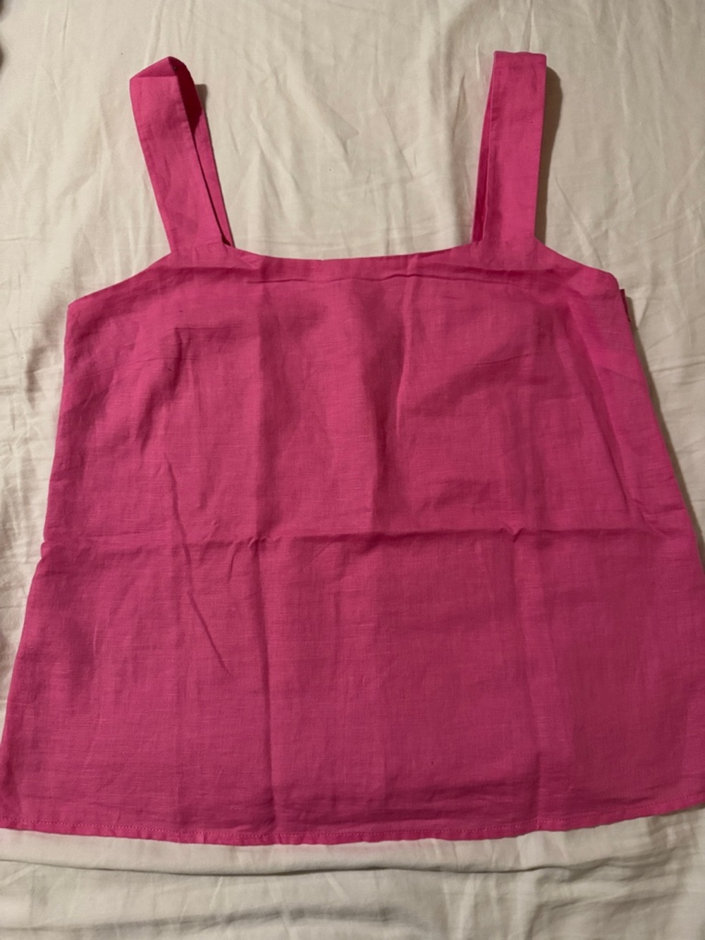 J. Crew Vibrant Pink Tank Top. NWT